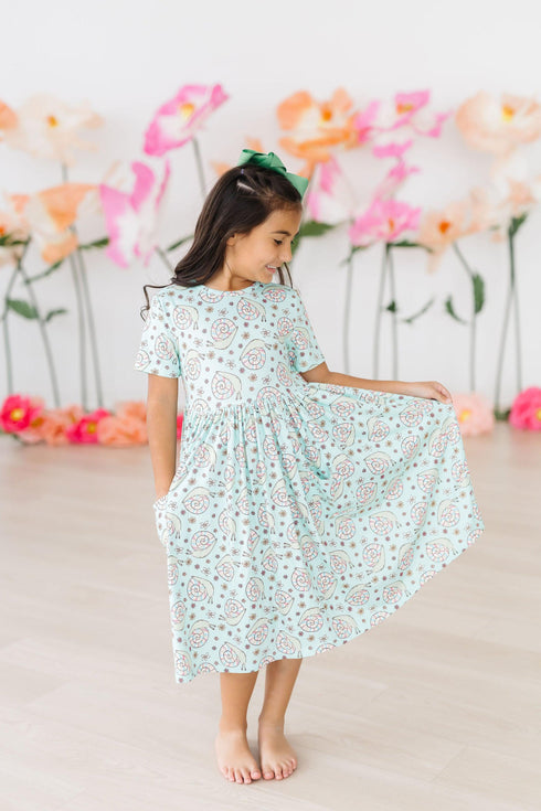 spring-snails-s-s-pocket-twirl-dress Mila &  Rose - Sophia's Style-Spring Snails S/S Pocket Twirl Dress-6-12M--1